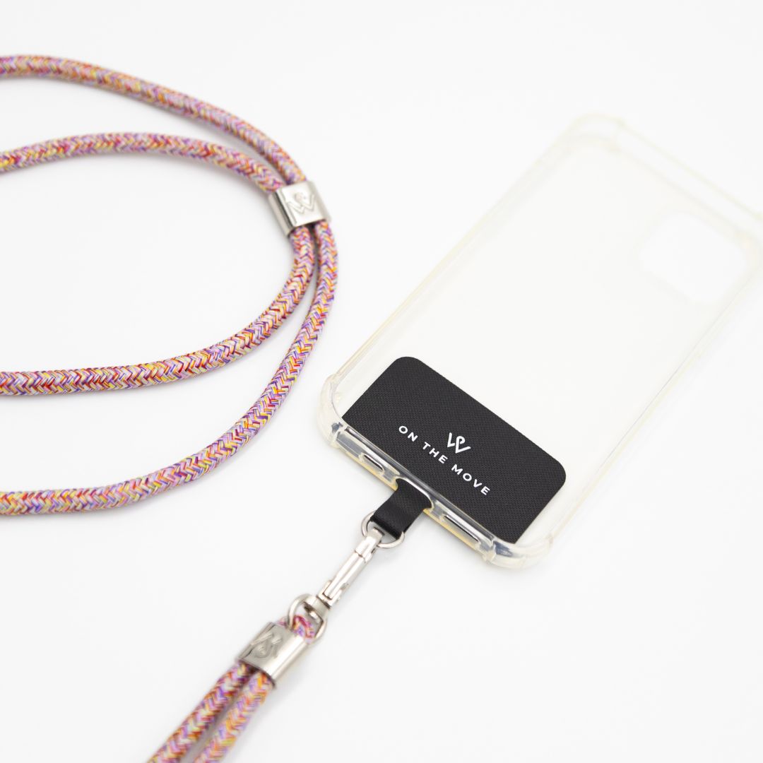 Pink Mix Phone Lanyard (Includes Insert)