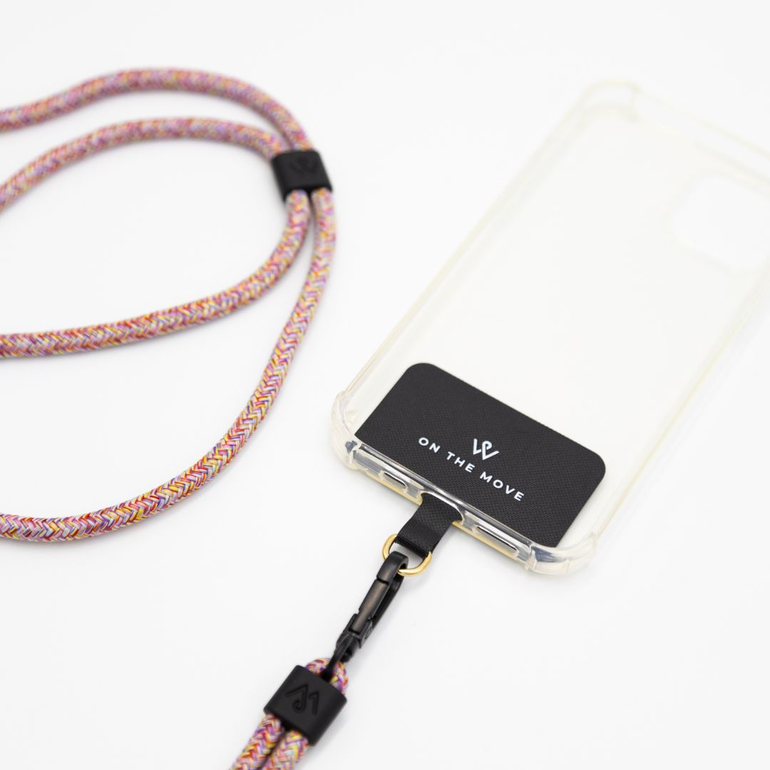 Pink Mix Phone Lanyard (Includes Insert)