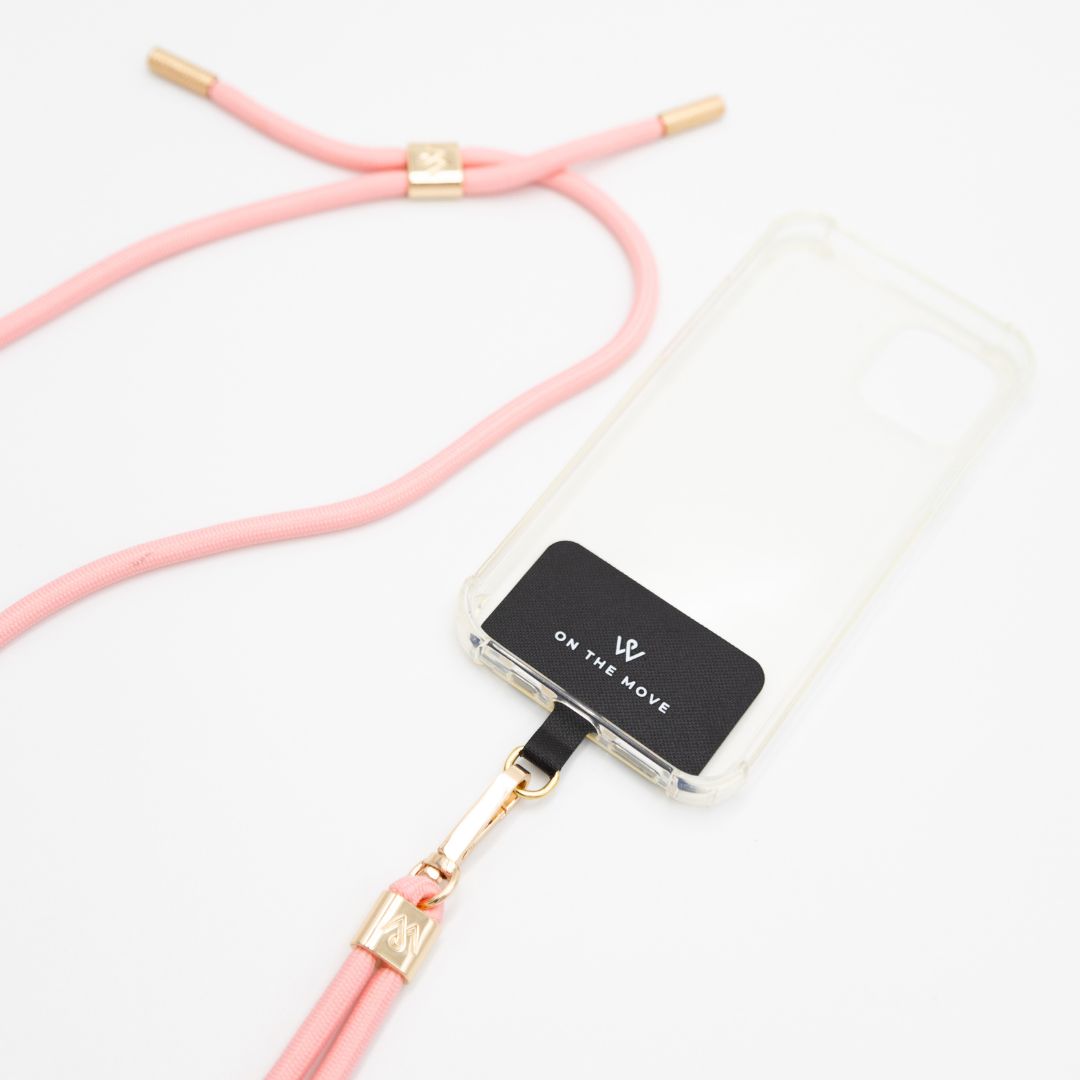 Playful Pink Phone Lanyard (Includes Insert)