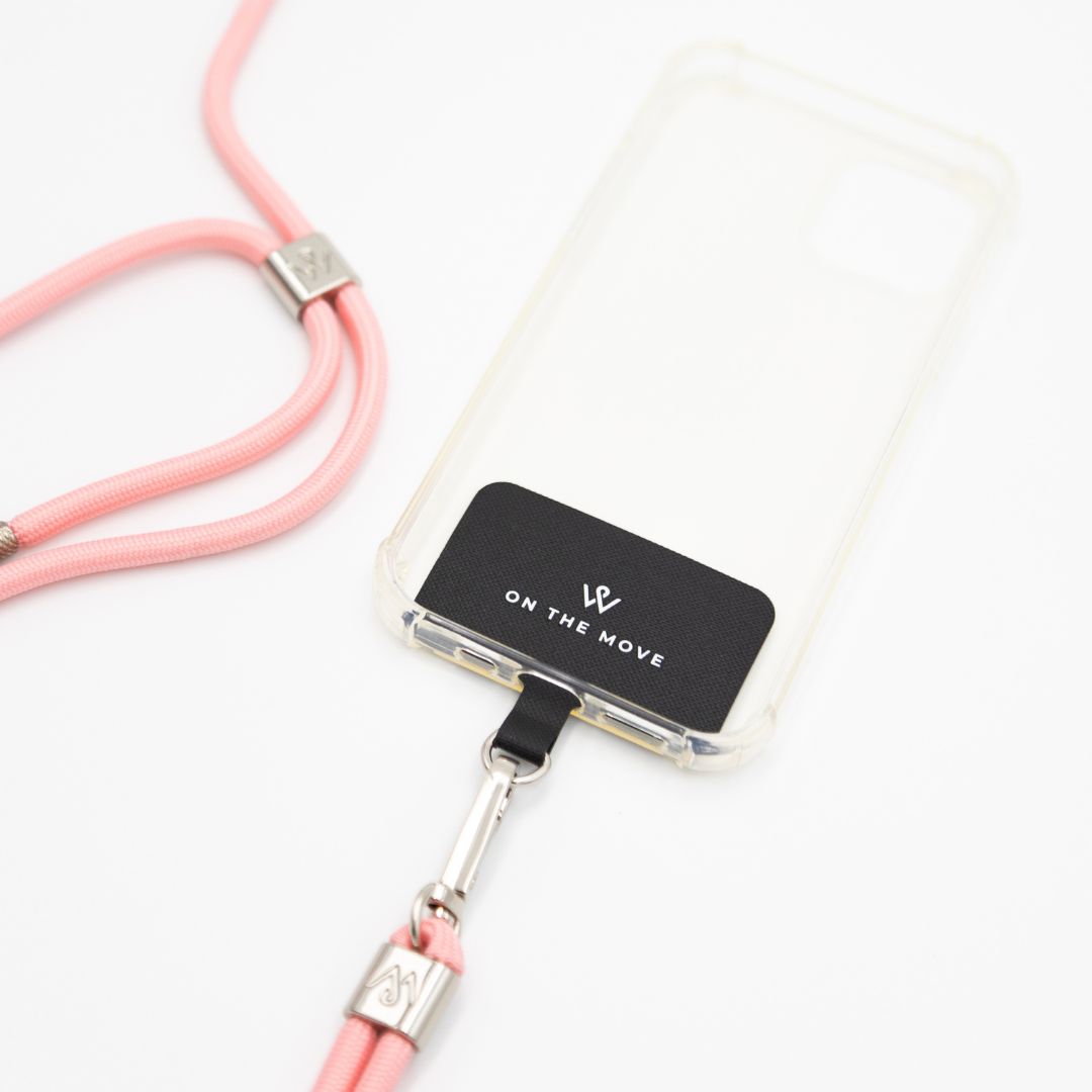 Playful Pink Phone Lanyard (Includes Insert)