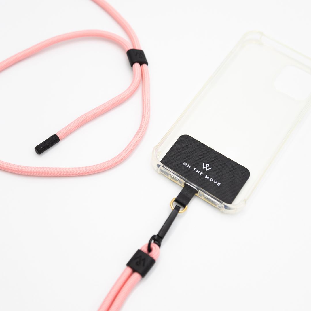 Playful Pink Phone Lanyard (Includes Insert)