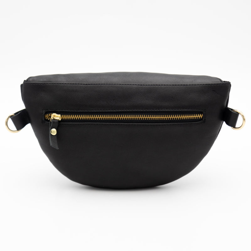 Black and gold bum clearance bag