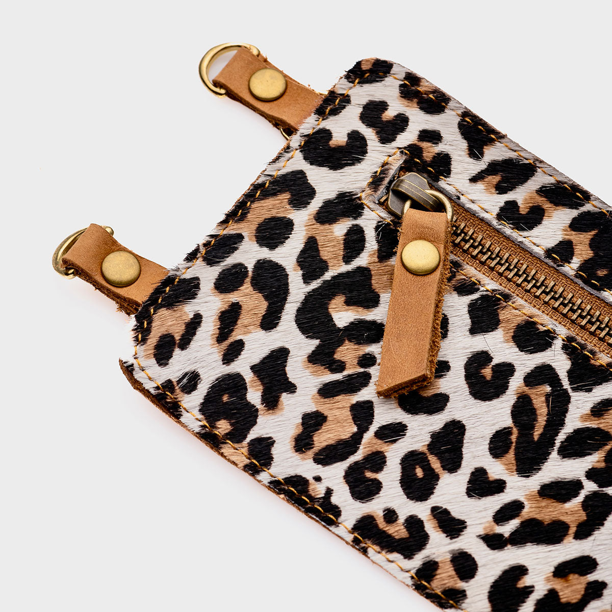 Leopard leather purse online